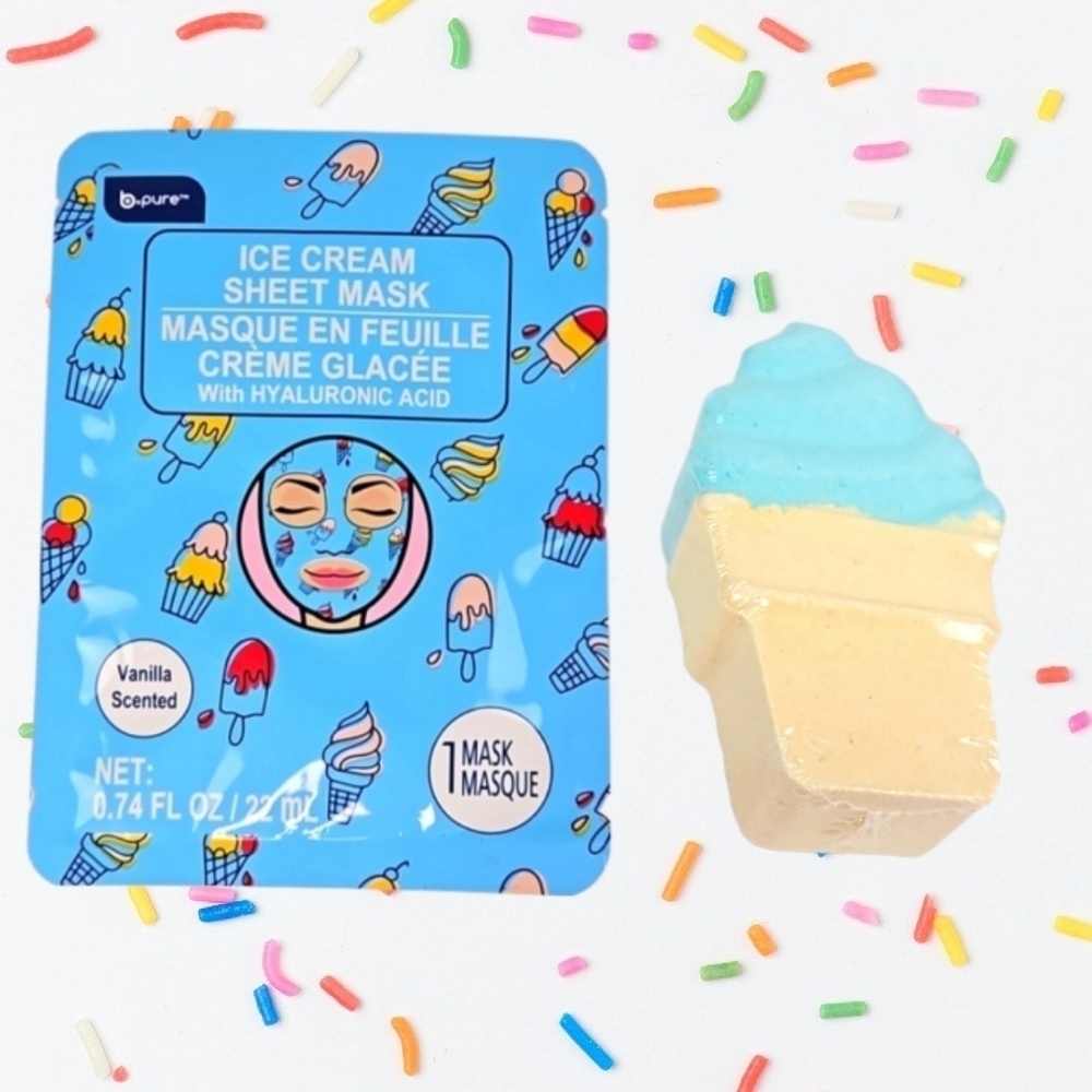 Face Mask & Bath Bomb 2 Piece Spa Set